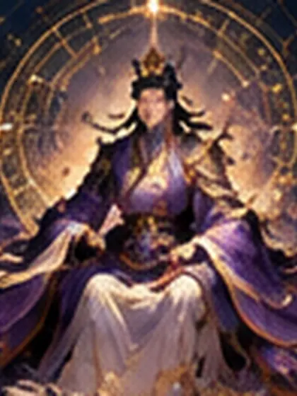 紫微星插畫
